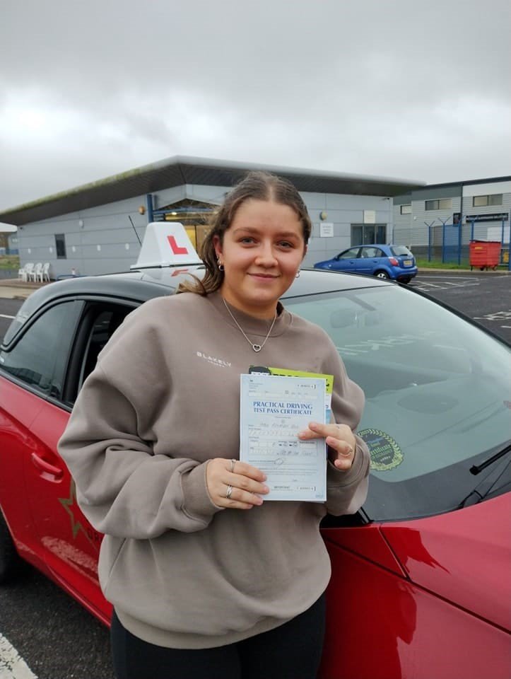A-Star Driving School learner who passed with Mark