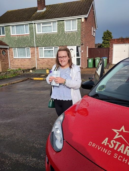 A-Star Driving School learner who passed with Mark