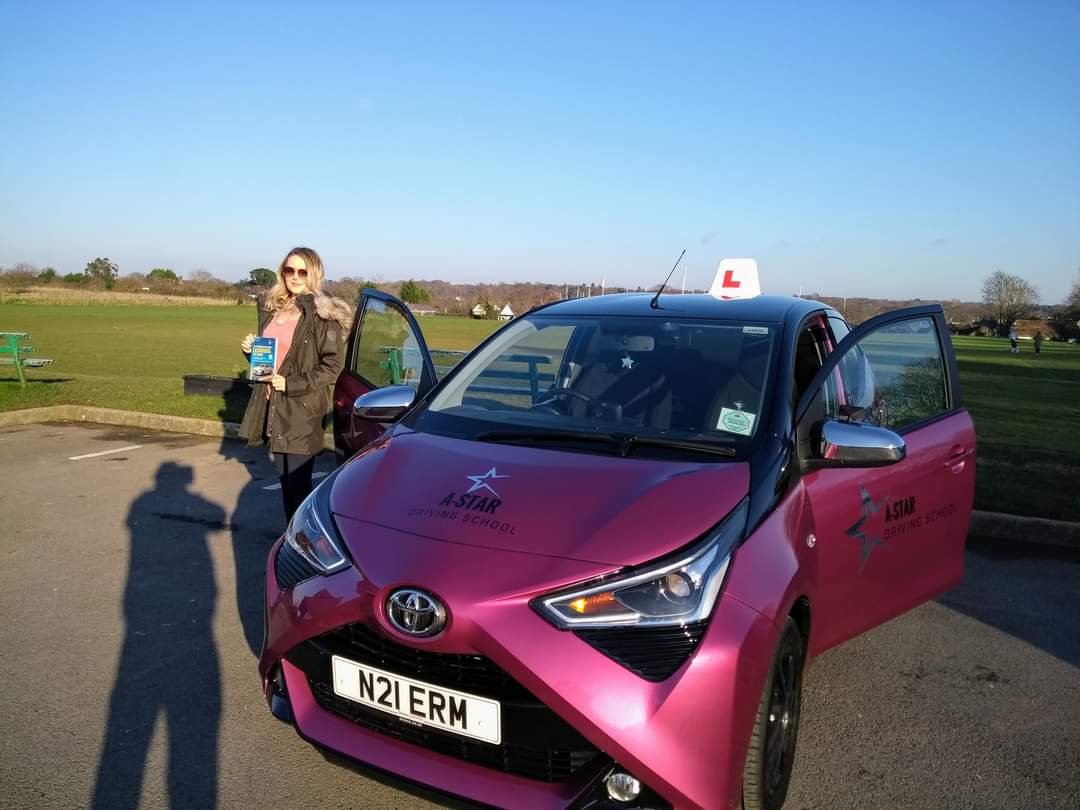 A-Star Driving School learner who passed with Mark