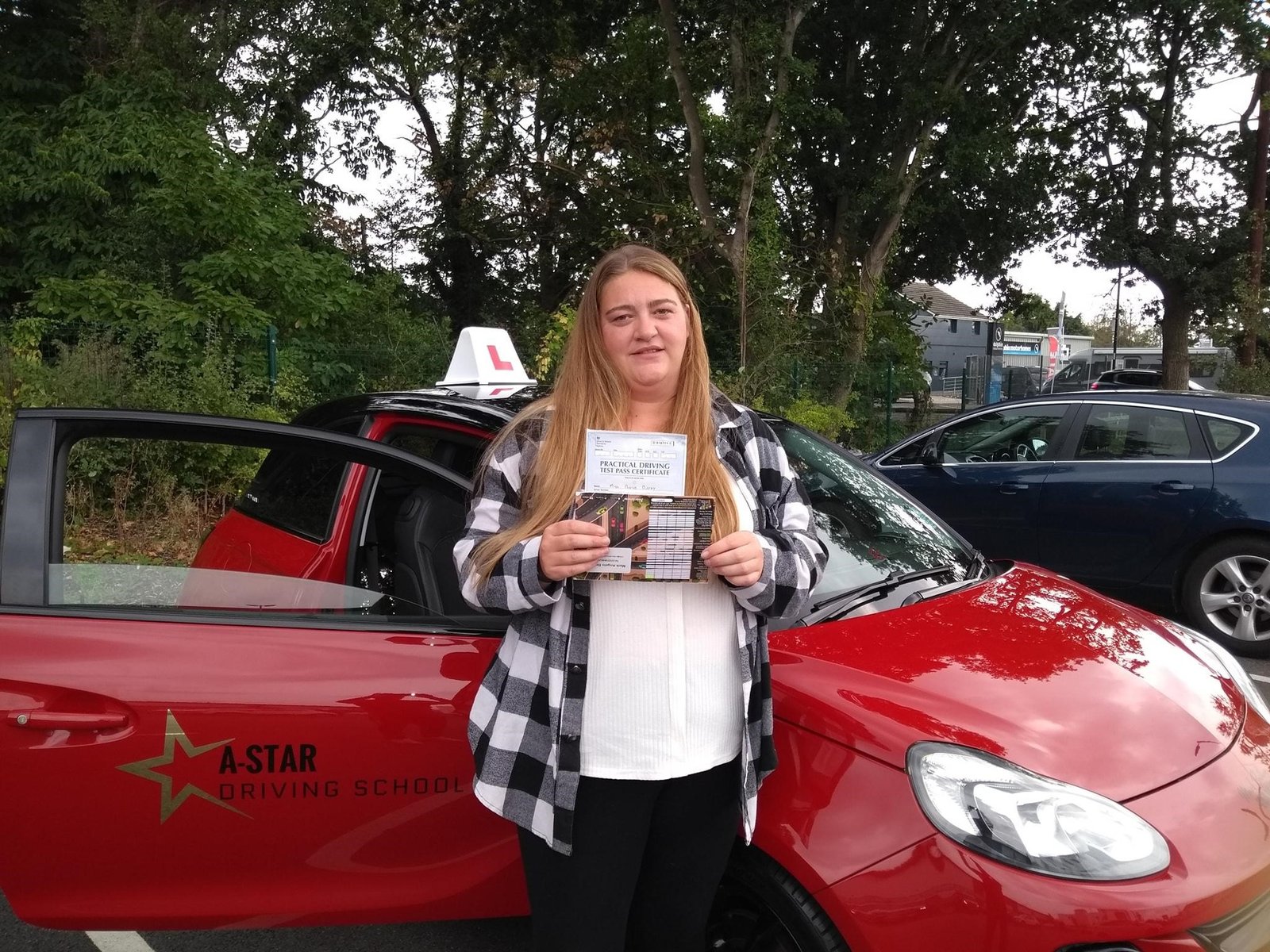 A-Star Driving School learner who passed with Mark