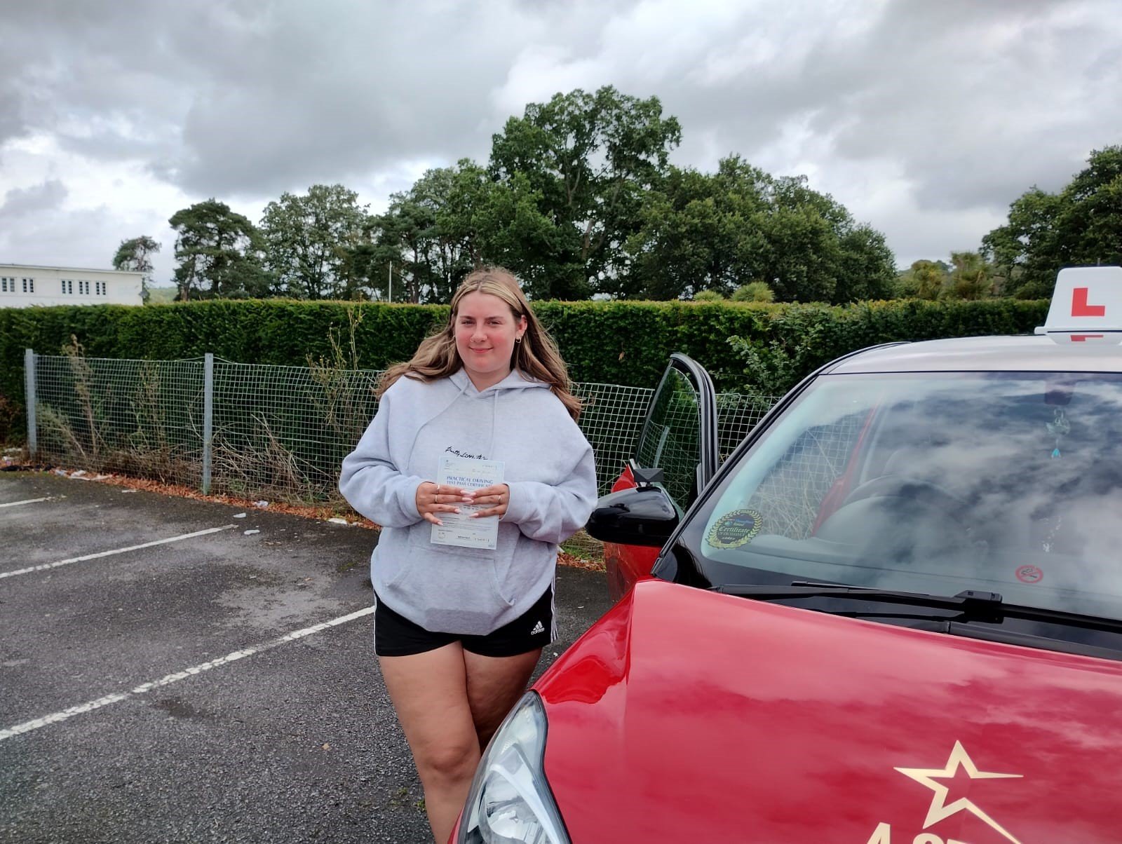 A-Star Driving School learner who passed with Mark