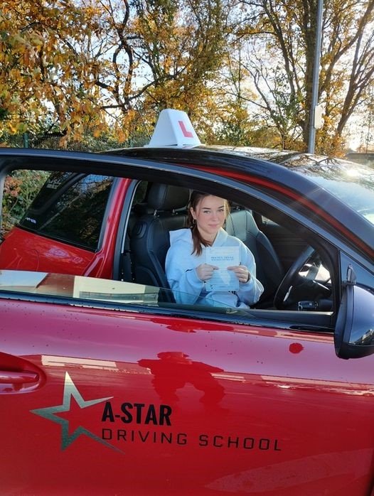 A-Star Driving School learner who passed with Mark