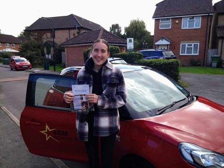 A-Star Driving School learner who passed with Mark