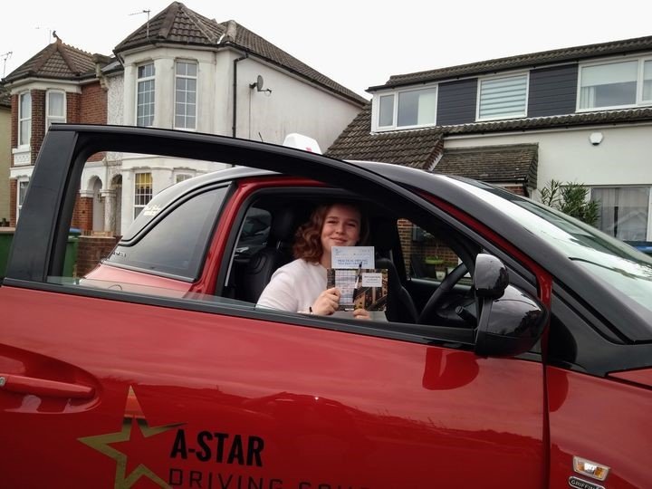 A-Star Driving School learner who passed with Mark